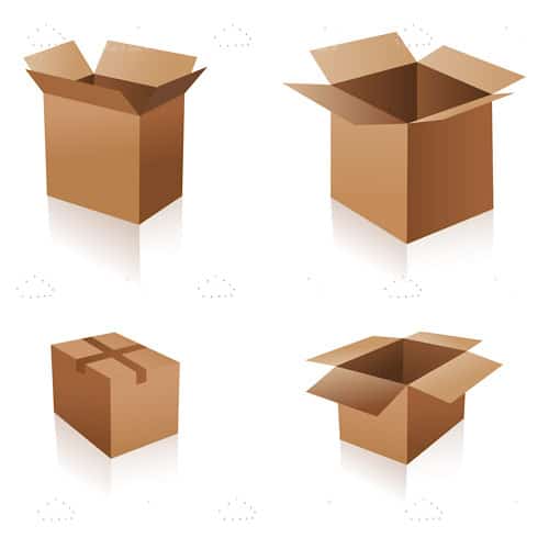 Various Cardboard Boxes